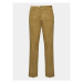 Sisley Chino nohavice 4SFRSF03D Béžová Regular Fit