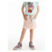 Denokids Girls Pink Denim Mini Skirt