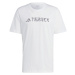 ADIDAS TERREX Funkčné tričko 'Classic Logo'  sivá / biela