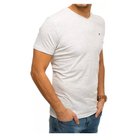 Light grey men's T-shirt RX4461 DStreet