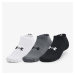 Under Armour Core No Show Socks 3-Pack Black