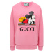 GUCCI X DISNEY Mickey Pink mikina