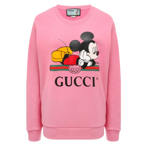 GUCCI X DISNEY Mickey Pink mikina