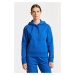 MIKINA GANT D1. ICON G ESSENTIAL HOODIE LAPIS BLUE