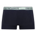 Pánske boxerky 3Pack 112130 4R717 tm. modrá so zelenou - Emporio Armani