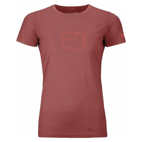 Ortovox 150 Cool Leaves T-Shirt W Blush Outdoorové tričko