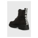 Semišové topánky HUGO Ryan pánske, čierna farba, 50498524