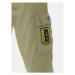 Aeronautica Militare Cargo nohavice 241PA1598CT3294 Zelená Regular Fit