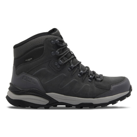 Jack Wolfskin Trekingová obuv Refugio Texapore Mid M 4049851 Čierna