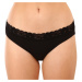 Women's panties Styx with lace black