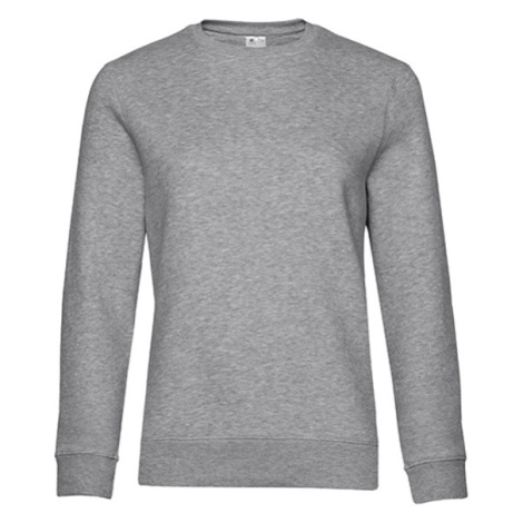 B&amp;C Unisex mikina cez hlavu WW01Q Heather Grey B&C