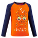 QUECHUA Detské turistické tričko MH150 s UV ochranou dlhý rukáv 2 až 6 rokov oranžové ORANŽOVÁ