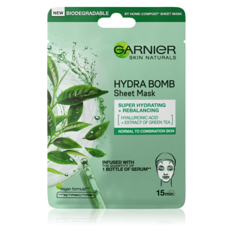 Garnier Skin Naturals Moisture+Freshness super hydratačná čistiaca textilná maska pre normálnu a