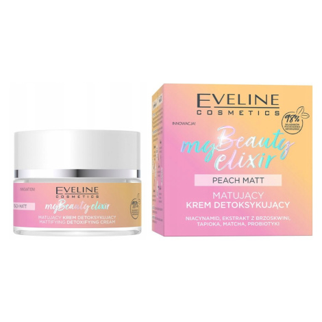 Eveline Cosmetics EVELINE my Beauty Elixir Peach Matt zmatňujúci detoxikačný krém 50ml