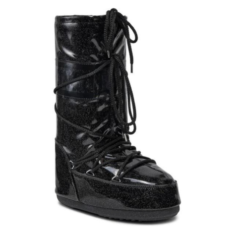 Moon Boot snehule Icon Glitter black