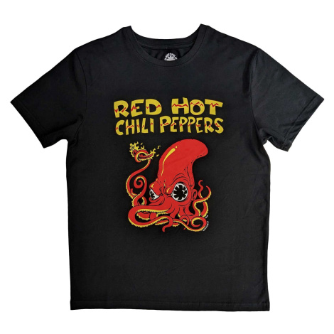 Red hot chili peppers tričko Octopus Čierna