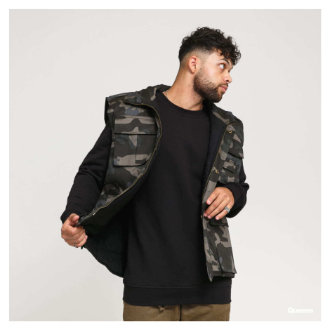 Urban Classics Ranger Vest Dark Grey Camo