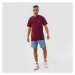 Vans Tričko Mn Left Chest Logo Tee Burgundy