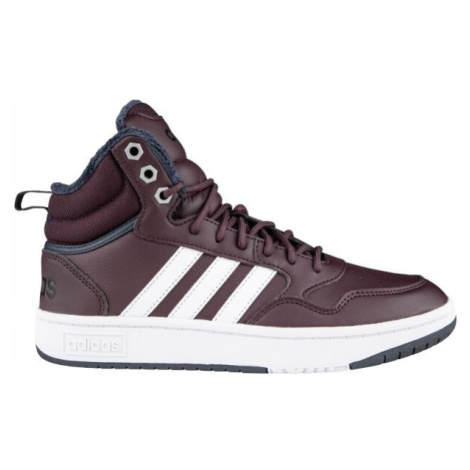 adidas HOOPS 3.0 MID WTR Dámska zimná obuv, hnedá, veľkosť 40 2/3