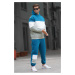 Madmext Petrol Blue Men's Hooded Tracksuit 5926