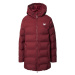 Lake View Zimný kabát 'Doreen'  tmavočervená / biela