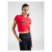 Nike Sportswear Tričko  ohnivo červená / čierna / biela