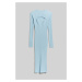 Šaty Karl Lagerfeld Lslv Knit Dress Cashmere Blue