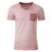 James&amp;Nicholson Pánske bavlnené tričko JN8016 Soft Pink