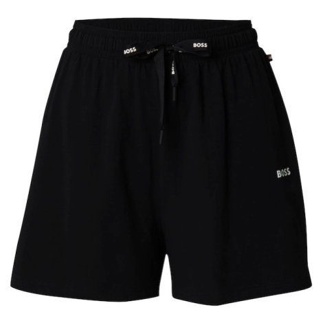 BOSS Pyžamové nohavice  čierna / biela Hugo Boss