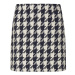 Tommy Hilfiger Sukňa - WOOL BLEND HOUNDST SHORT SKIRT vzorovaná