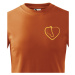 Detské tričko pre milovníkov koní - Srdce na pravom mieste - skvelý darček