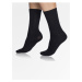 Čierne unisex zimné ponožky Bellinda BAMBUS CASUAL UNISEX SOCKS