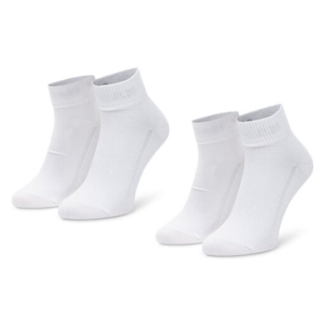 Levi's® Súprava 2 párov členkových pánskych ponožiek 37157-0200 Biela Levi´s