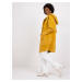 Horčicový teddy coat Carolyn -MBM-PL-1518.95P-mustard