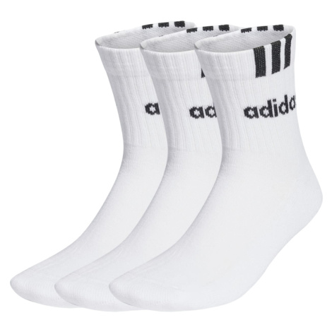 adidas Dosp. ponožky C 3S LIN 3P, 3 pá b Farba: Biela