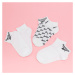 Reebok CL FO Ankle Sock 3Pack biele / čierne