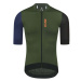 MONTON Cyklistický dres s krátkym rukávom - TRAVELER EVO - zelená/modrá/čierna