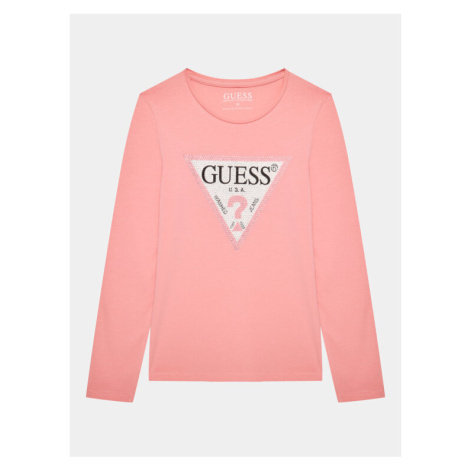 Guess Blúzka J2YI50 K6YW1 Ružová Regular Fit