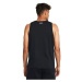 Pánske tričko bez rukávov UNDER ARMOUR UA SPORTSTYLE LOGO TANK-BLK 001