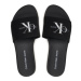 Calvin Klein Jeans Šľapky Flatform Sandal Met YW0YW01036 Čierna