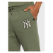 47 Brand Teplákové nohavice Embroidery BB017PMEBRP561400MS Zelená Regular Fit