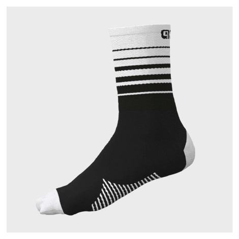 ALÉ Cyklistické ponožky klasické - ONE - biela/čierna