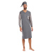 Men's nightgown Foltýn grey oversized