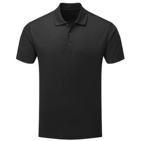 Premier Workwear Pánska polokošeľa z recyklovaných materiálov PR631 Black