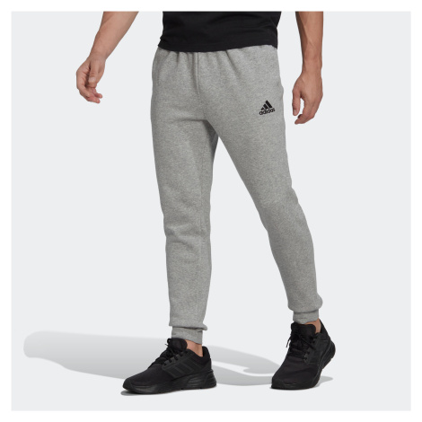 Pánske nohavice na fitness sivé Adidas