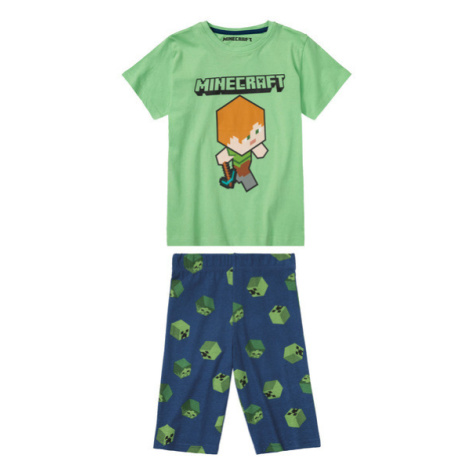 Minecraft Chlapčenské pyžamo (zelená)