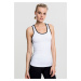 Women's sports top wht/blk