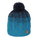 Finmark FC2233 Dámska zimná pletená čiapka, modrá, veľkosť