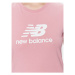 New Balance Tričko Essentials Stacked Logo WT31546 Ružová Athletic Fit