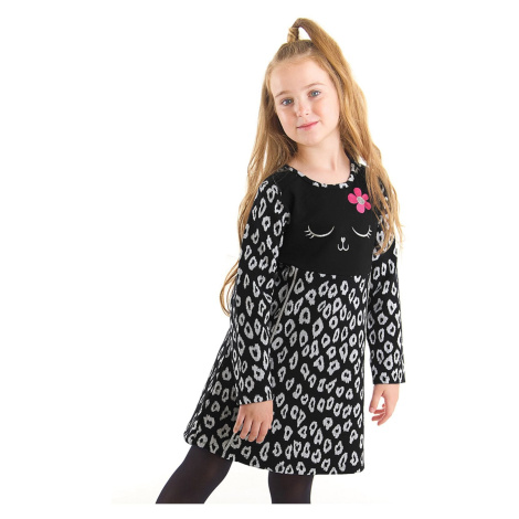 Denokids Floral Cat Girl Dress